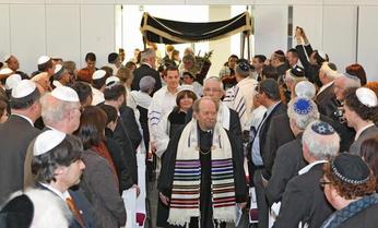 Einweihung der Synagoge in der Liberalen Jüdischen Gemeinde Hannover. Foto: Archiv HdR